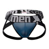 Xtremen 91054X-3 3PK Jockstrap Color Petrol-Fuchsia-Petrol