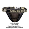 Xtremen 91089x Color de bikini de microfibra de Frice Negro