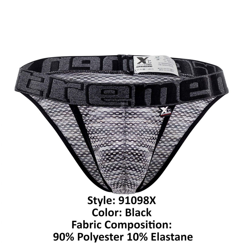 Xtremen 91098X Microfibra Mesh Bikini Color negro