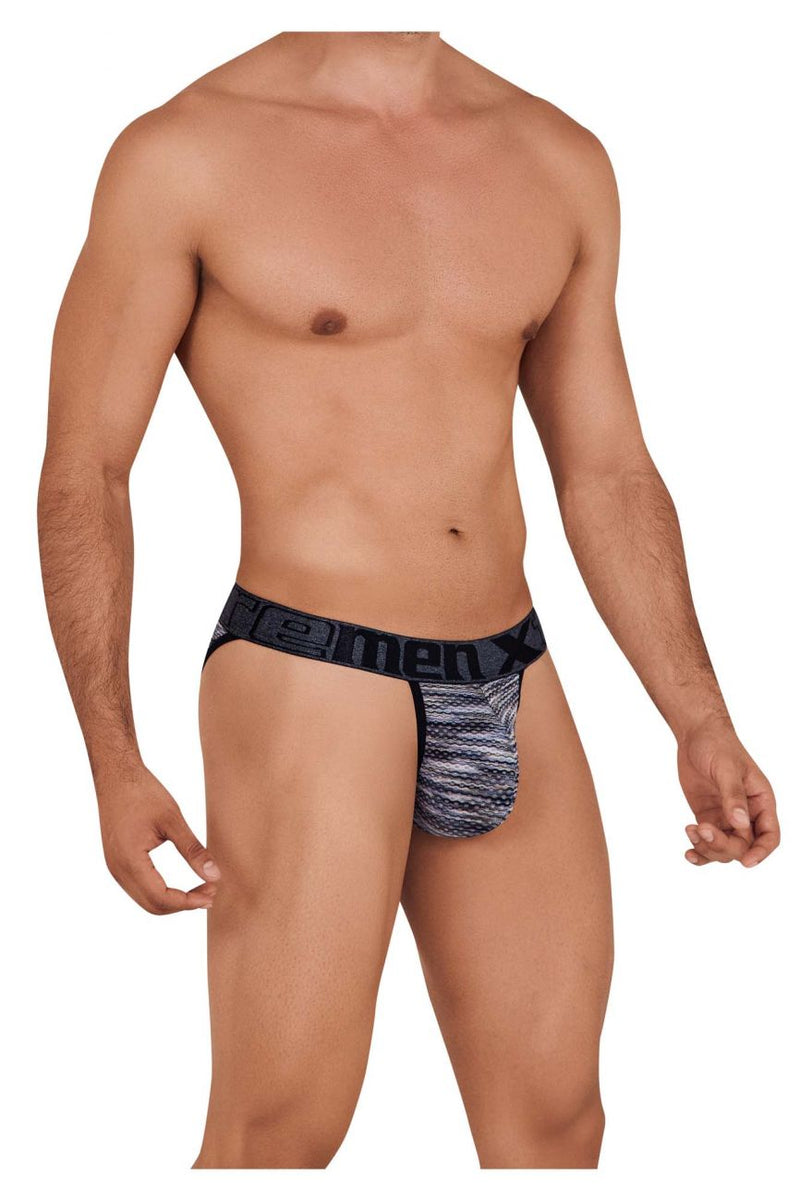 Xtremen 91098 Couleur de bikini en filet en microfibre noir