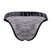 Xtremen 91098 Couleur de bikini en filet en microfibre noir