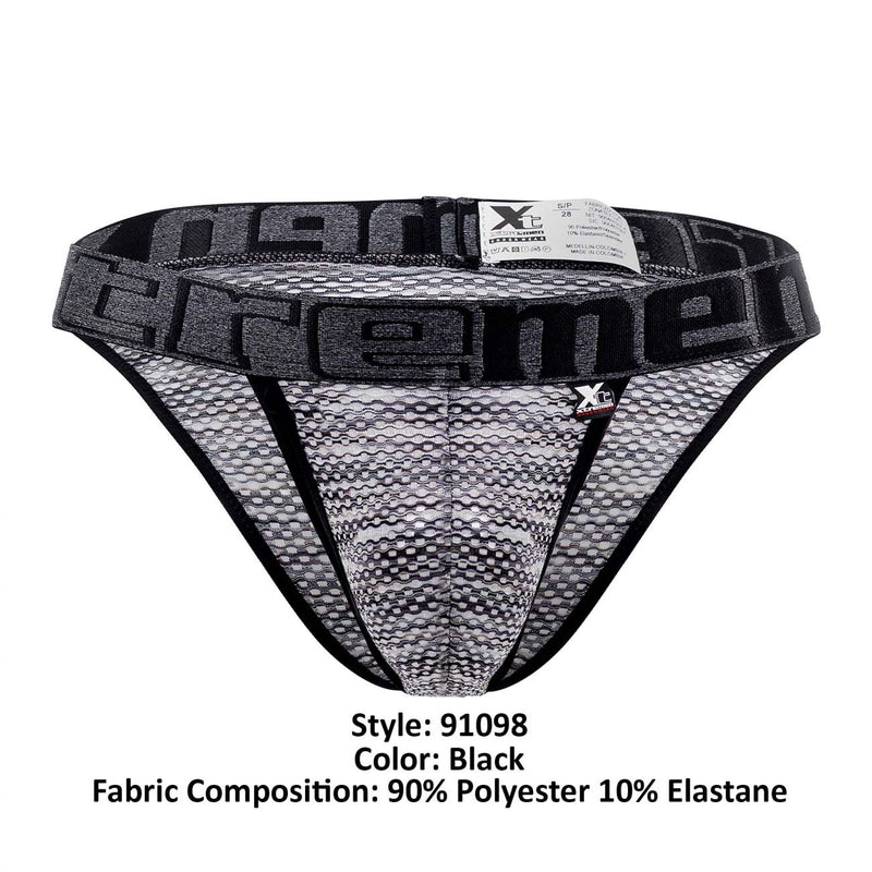 Xtremen 91098 Microfibra Mesh Bikini Color negro