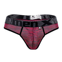 Xtremen 91100X Microfiber Mesh Thongs Color Red