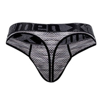 Xtremen 91100 Microfiber Mesh Thongs Color Black