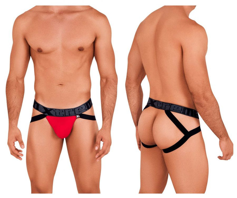 Xtremen 91102 Microfibra Jockstrap Color rojo