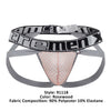 Xtremen 91118 en dentelle jockstrap couleurs rosewood