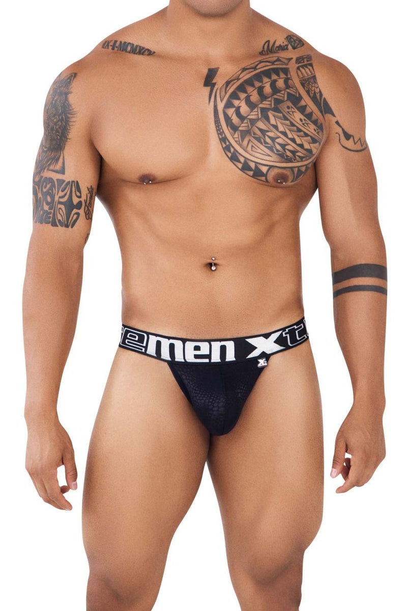 Xtremen 91122 Color de bikini de encaje negro