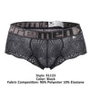 Xtremen 91123 Briefs de encaje color negro