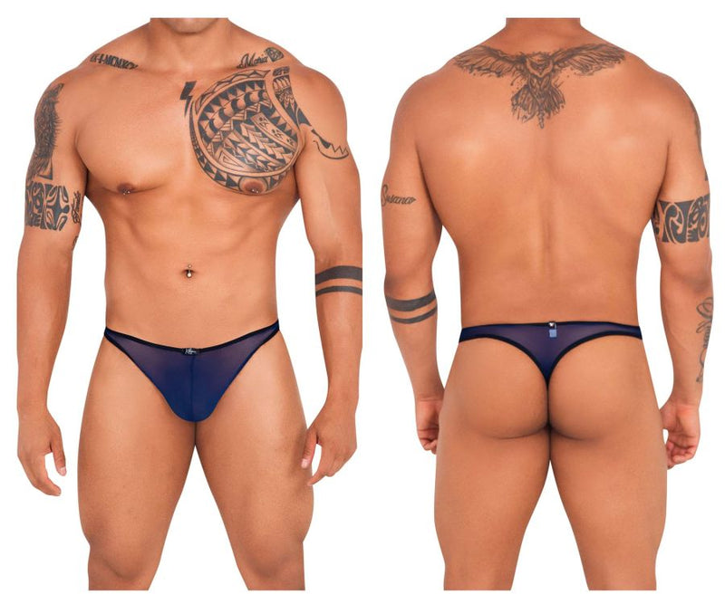 Xtremen 91126 Mesh tangas color azul oscuro