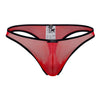 Xtremen 91126 Mesh tangas color rojo