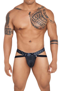 Xtremen 91128 Snake Print Jockstrap Color noir