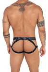 Xtremen 91128 Snake Print Jockstrap Color Black