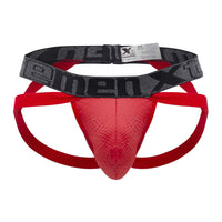 Xtremen 91128 Snake print Jockstrap Color Red