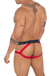 Xtremen 91128 Snake Print Jockstrap Color rojo