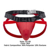 Xtremen 91128 Snake Print Jockstrap Color rojo