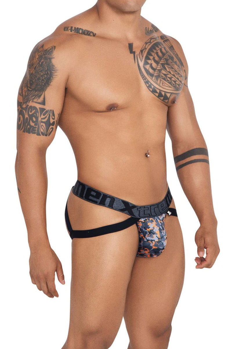 Xtremen 91130 Printed Jockstrap Color Orange