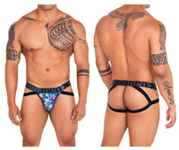 Xtremen 91130 Color de jockstrap impreso Royal