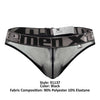 Xtremen 91137 Mesh Thongs Color noir