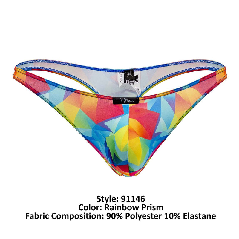 Xtremen 91146 Prime en microfibre imprimé Color Rainbow Prism