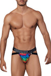 Xtremen 91148 Couleur de jockstrap en microfibre imprimé Couleur arc-en-ciel