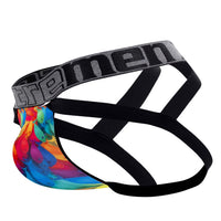 Xtremen 91148 Couleur de jockstrap en microfibre imprimé Couleur arc-en-ciel