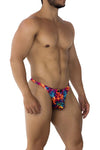 Xtremen 91171 Printed Thongs Color Fire