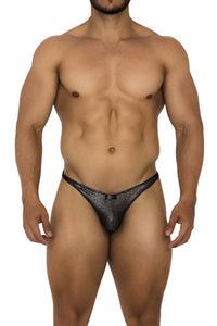 Xtremen 91174 Tul Mesh Bikini Color negro