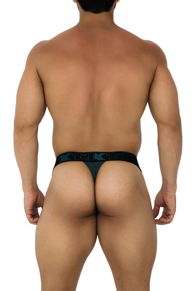 Xtremen 91184 Mesh tangas color verde