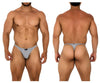 Xtremen 91185 Mesh Thongs Color Grey