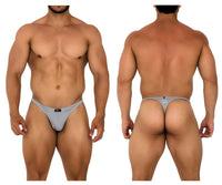 Xtremen 91185 Mesh Thongs Color Gray