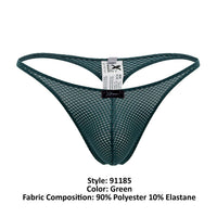 Xtremen 91185 Mesh tangas color verde