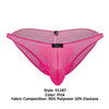 Xtremen 91187 TULLE MESH BIKINI COULEUR ROSE