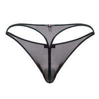 Xtremen 91189 Tulle Mesh Thongs Color Negro