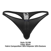 Xtremen 91198 Jacquard tangas color negro