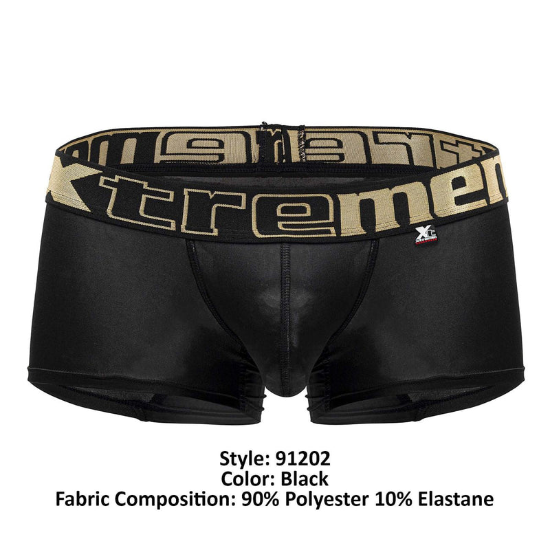 Xtremen 91202 Couleur de troncs de microfibre noir